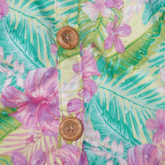 Girls Woven Hawaiin Dress 5T NWT Members Mark - Picture 2 of 6